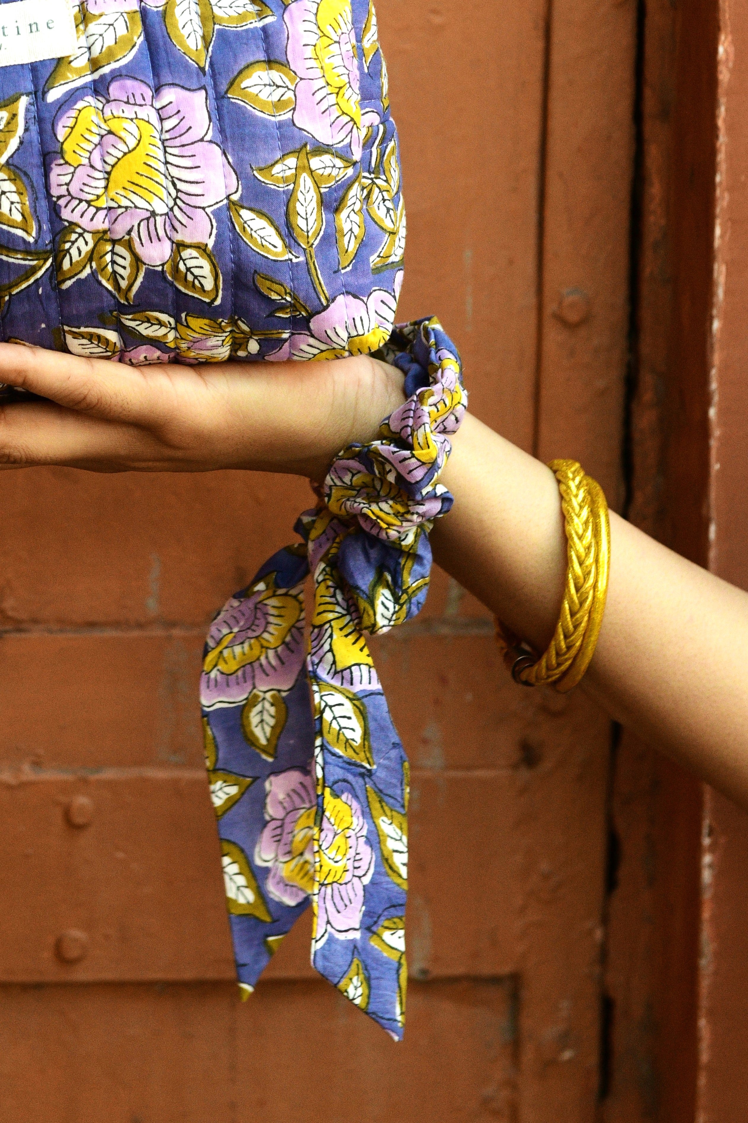 chouchou-blockprint-indien-byzantine-femme-enfant-n113-bleu-1.JPG