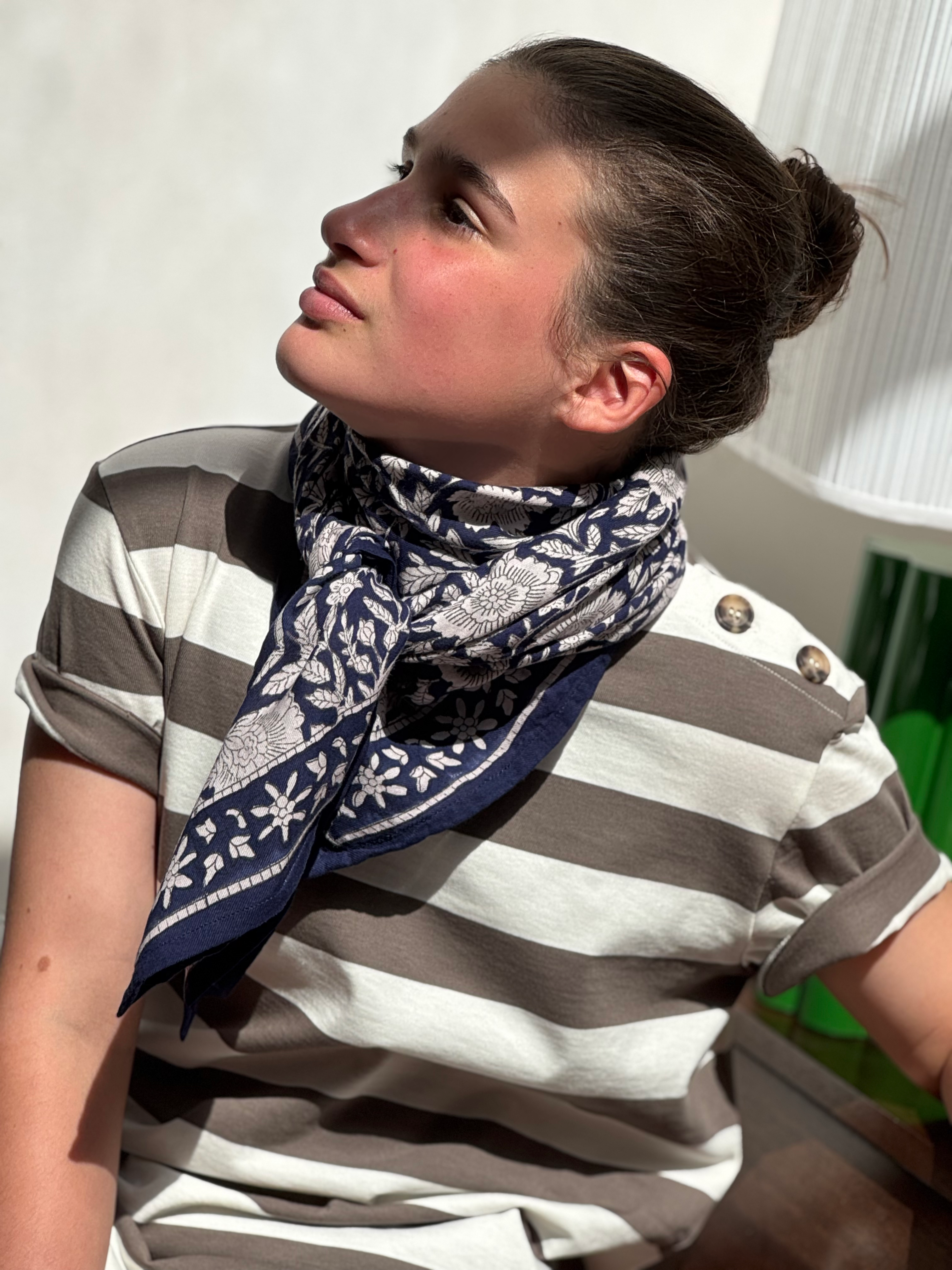Foulard bleu Antioche