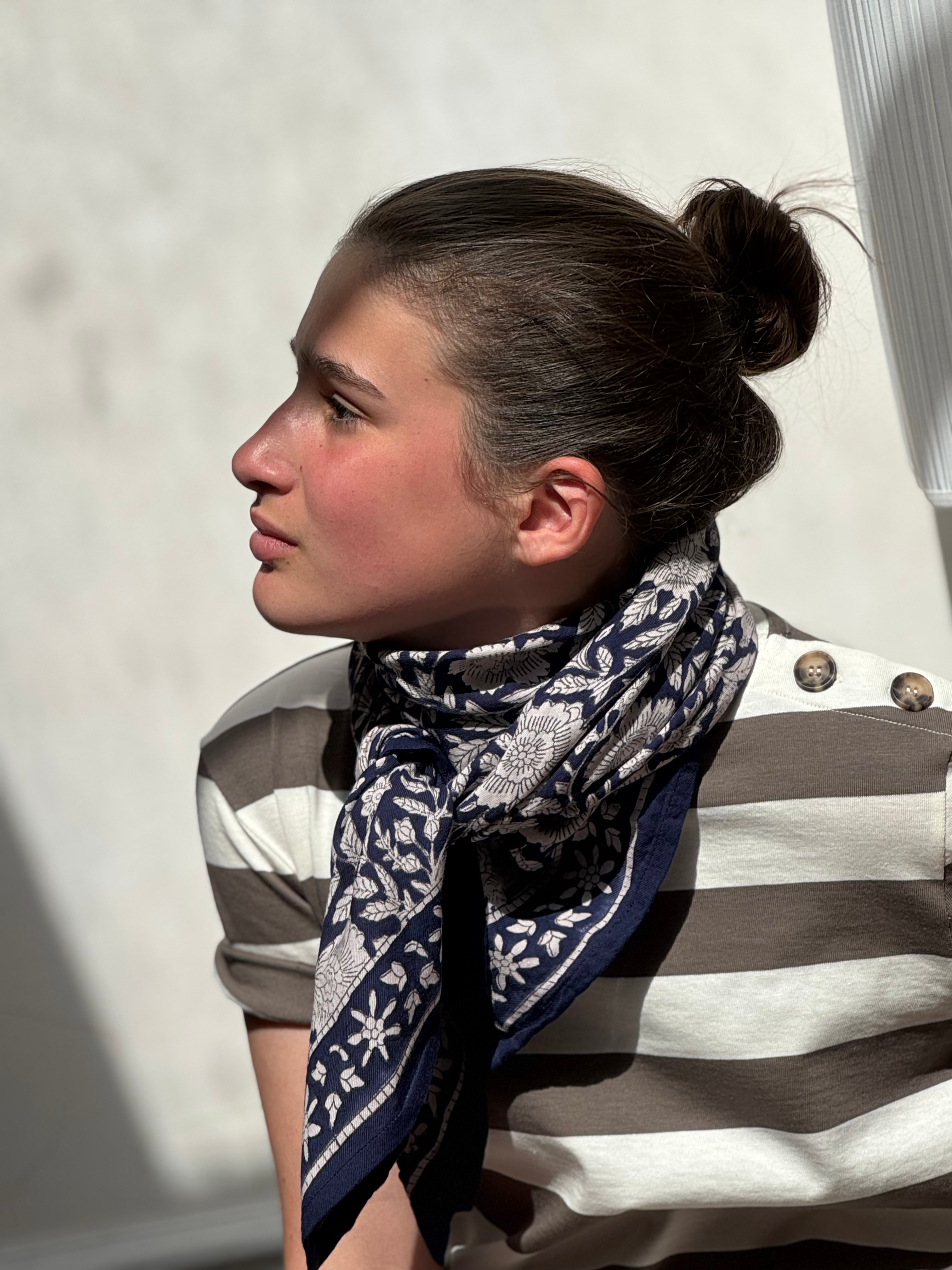 Foulard bleu Antioche de byzantine