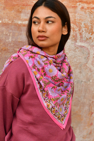 Foulards en Block Print indien