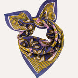 Petit foulard N° 113 Bleu