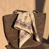 Petit foulard ANASTASE Latte
