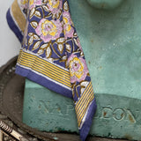 Petit foulard N° 113 Bleu