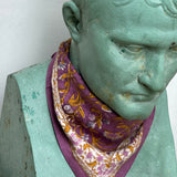 Petit foulard HALICARNASSE Prune