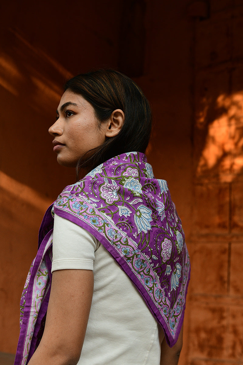 Foulard violet 114 byzantine