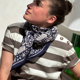 Foulard bleu Antioche 