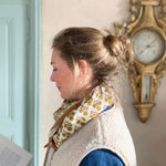 Foulard blockprint Ninive Moutarde - byzantine APW - 4.jpg