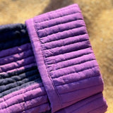 Veste matelassée JOSEPH rayée bleu et violet