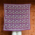 Foulard coton violet 114