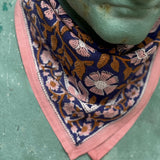 Petit foulard N°115 Cobalt