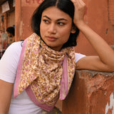 Grand foulard CALYPSO Lilas