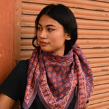 Grand foulard SÉLÉNÉ Orage