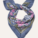 Petit foulard ANI Bleu horizon