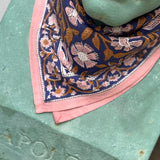 Petit foulard N°115 Cobalt