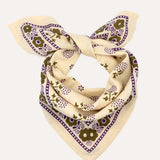 Petit foulard ANASTASE Latte