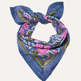 Petit foulard ANI Bleu horizon