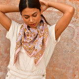 Grand foulard N°112 Rose