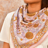 Grand foulard N°112 Rose