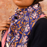 Petit foulard N°115 Cobalt