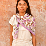 Grand foulard ANI Lilas