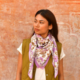Grand foulard ANI Lilas
