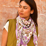Grand foulard ANI Lilas
