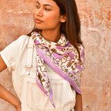 Grand foulard ANI Lilas