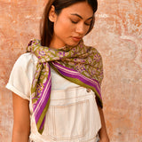 Grand foulard CARTHAGE Kaki
