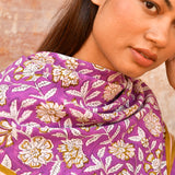 Grand foulard CARTHAGE Violet