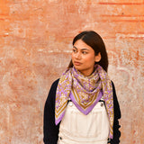 Grand foulard CONSTANTINE Lilas