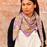 Grand foulard CONSTANTINE Lilas