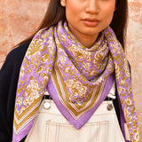 Grand foulard CONSTANTINE Lilas