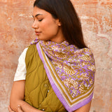 Grand foulard CONSTANTINE Lilas