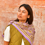 Grand foulard CONSTANTINE Lilas