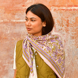 Grand foulard CONSTANTINE Rose
