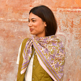 Grand foulard CONSTANTINE Rose