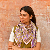 Grand foulard CONSTANTINE Rose