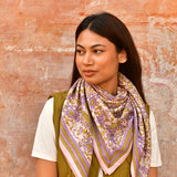 Grand foulard CONSTANTINE Rose
