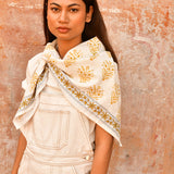 Grand foulard GALATIE Ecru