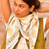 Grand foulard GALATIE Ecru