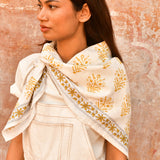 Grand foulard GALATIE Ecru