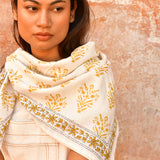 Grand foulard GALATIE Ecru