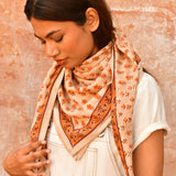 Grand foulard NIKA Beige