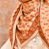 Grand foulard NIKA Beige
