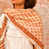 Grand foulard NIKA Beige