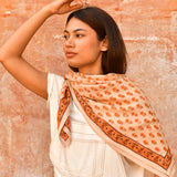 Grand foulard NIKA Beige