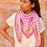 Grand foulard NIKA Rose