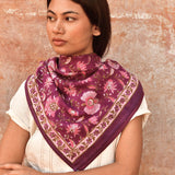 Grand foulard THÉODORA Betterave