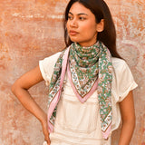 Grand foulard TOTILA Vert