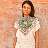 Grand foulard TOTILA Vert